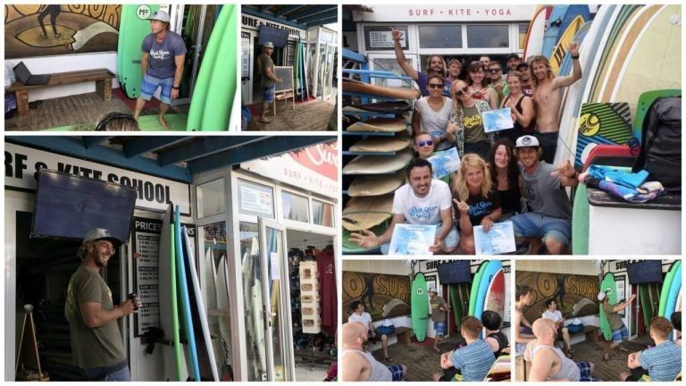 Analiza wideo lekcji surfingu