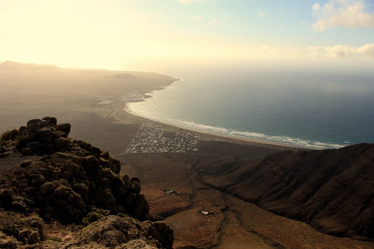 Vista di Famara da El Risco, Lanzarote
