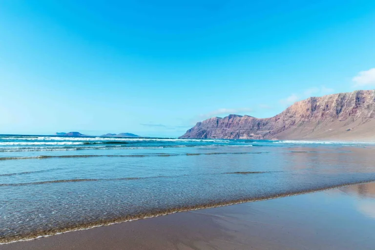 Plaża Famara, Lanzarote, Wyspy Kanaryjskie