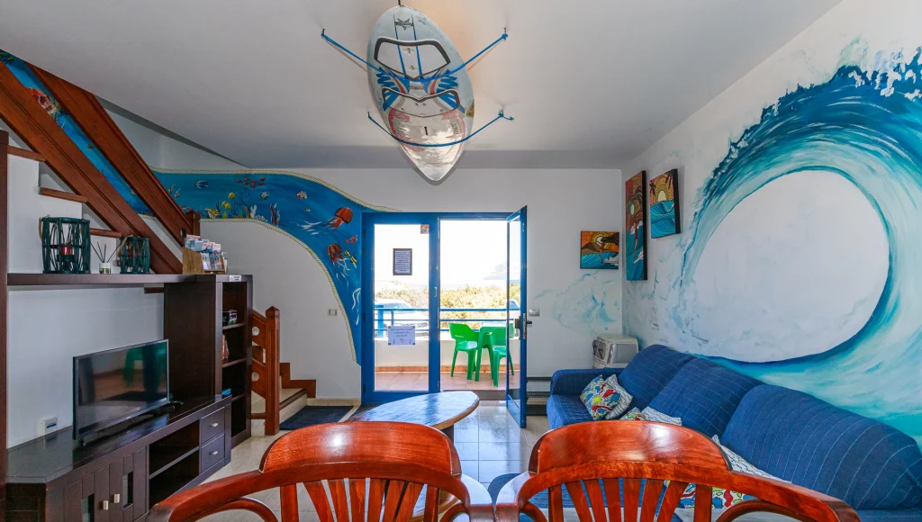 Salon surf house Casa del Mar
