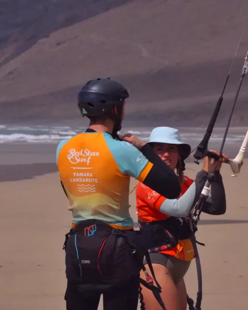 Spiaggia da kitesurf a Famara, Lanzarote