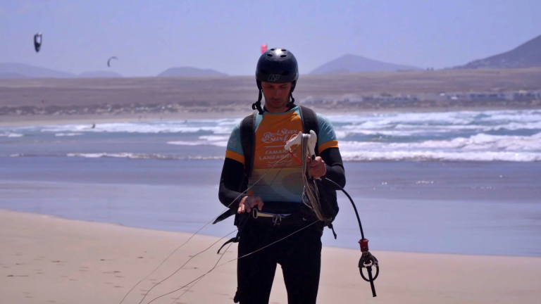 Kitesurfen in Famara, Lanzarote